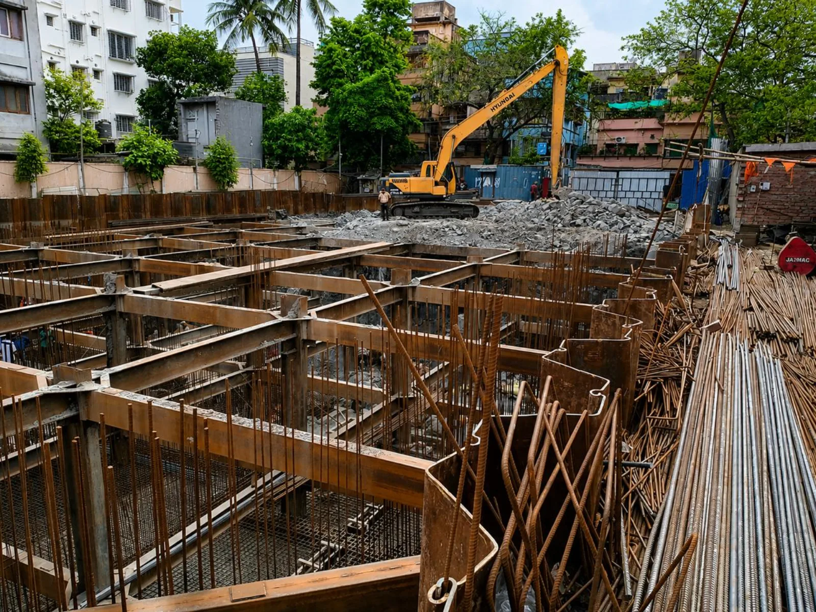 Commercial Basement Shoring — Baguiati